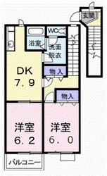 グリーンハイツの物件間取画像